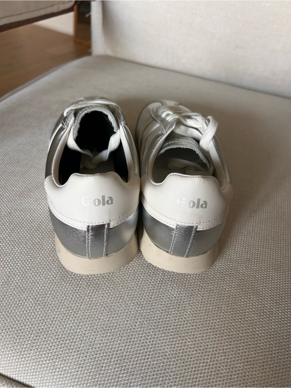 New Gola Exclusive Torpedo Sneakers Silver - Picture 4 of 6